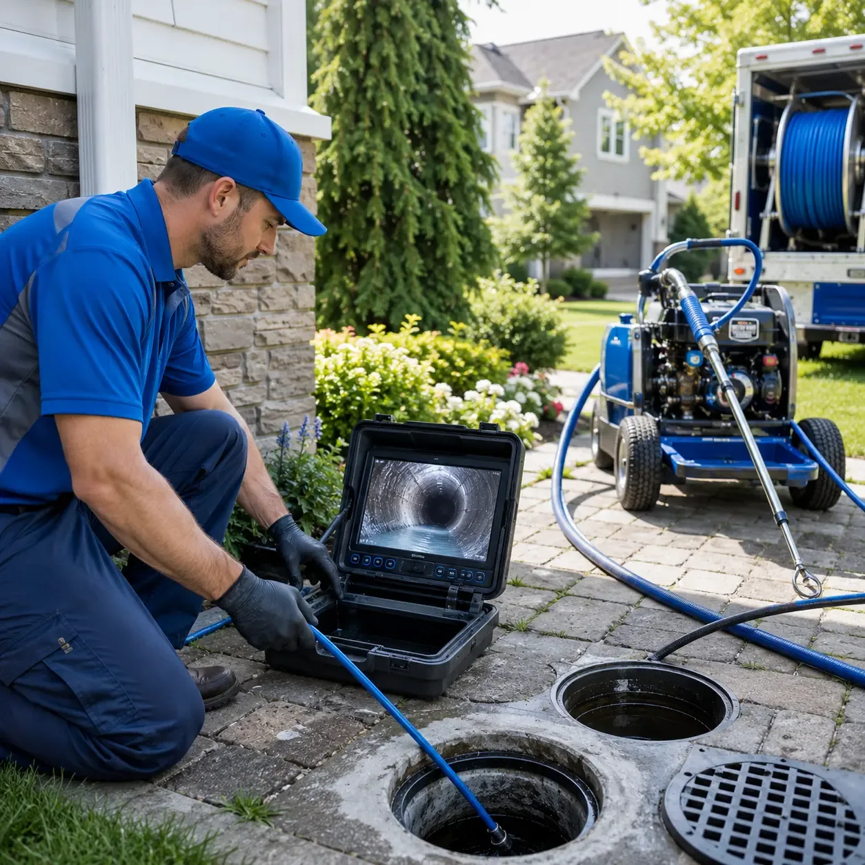 Outdoor drain cleaning professionals serving Burrton, KS